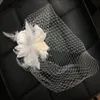 Kopfbedeckungen Ankunft Hochzeit Hüte für Damen Braut Haarschmuck und Fascinators Handgefertigter Blumen Kopfschmuck mit KammKopfbedeckungen