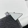 Chic Metal Triangle Diamond Pierścień Kobiety kryształowe pierścionki literowe Rinestone Otwarty pierścień na imprezę z prezentem Box267J