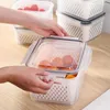 تخزين الثلاجة مربع الثلاجة منظم صناديق الفاكهة الخضار الطازجة حاويات سلة مخزن المطبخ 220809