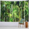 Гобелен пальма Паулауния бамбуковая лесная стена висящая пейзажа картина гобелен