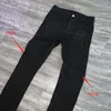 Herren Jeans Herren Trend Schwarz 2022 Ripped Jogger Fashion Street Skinny Destroyed Cozy Stretch Drill Washed Punk Denim PantsMen's