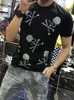 Anime tshirt Designer Européen Automne luxe hommes Pull classique haut de gamme casual Fashion Brand t-shirt