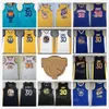 Hommes The Finals Patch Basketball Stephen Curry Jersey 30 Retro Team Noir Bleu Marine Blanc Jaune Couleur Extérieur Respirant Pur Coton Pour Les Fans De Sport Uniforme De Haute Qualité