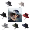 Fietsenkappen maskers rijden UV zonbescherming Outdoor Men vrouwen boonie emmer pet brede vizier rand hoed visser zomer visserijcycling