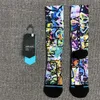 Men's Socks Skateboard Men Sports Sock For Women 3D Print Street Style Novelty Hip Hop Calcetines Cycling Running Compression SockMen's