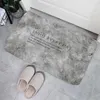 Mattor enkla nordiska marmor mönster sovrum antislip mjukt korall sammet matta matta kök bad ingång dörr matta heminredning dörrmatcarpets