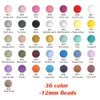 kovict 100pcs 12mm 이빨 주변 실리콘 구슬 34colors BPA DIY 젖꼭지 체인 팔찌 베이비 젖니 케어 장난감 액세서리 1987525