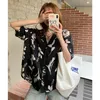 Bloups feminina camisas de roupas de manga curta de primeira linha da Mulher Mulher de Moda de Moda de Moda de Grandes dimensões 2022 Blushwomen '