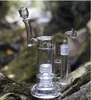 Mobius tjockt glas vatten bongs vattenpipa vattenrör bägarhuvudglasögon olja dab riggar med stereomatris perc 18 mm fog