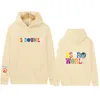 Streetwear Bluzy Bluzy z kapturem z kapturem z dłuższym rękawem Harajuku Casual Sportswear Astro World Print Fashion Hoodie Kobiety 220715