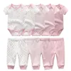 baby clothes born boy girl bodysuits and pants outfits toddler baby clothing cotton infant romper sets roupas de bebe 220509