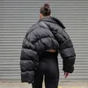 Femmes hiver Parka léger manches longues fermeture éclair complète imperméable compressible veste chaude tenue vestes L220725