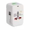 Adaptateur de prise de courant 2 adaptateur de voyage universel de charge USB tout-en-un International World AC Converter Socket Eu