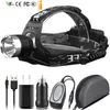 Neue XM-L T6 Angeln Licht Kopf Lampe Scheinwerfer Aufladbare Taschenlampe 3000lm Led-lampen Camping Reiten Klettern Lithium-Ionen 10 W Yunmai