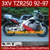Carroçaria Para YAMAHA TZR 250 TZR250 R RS RR TZR250RR TZR-250 92-97 Corpo 117No. ing Factory Red