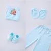 Clothing Sets Born Baby Boys Rompers Suits For Kids Outfits Infant Pants Bibs Caps Tops Cotton Love Dad MomClothing
