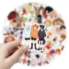 50 stks De beloofde Neverland anime graffiti Waterdichte PVC Stickers Pack Voor Koelkast Auto Koffer Laptop Notebook Cup Telefoon Bureau Fiets Skateboard Case.