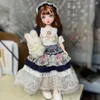 Handmade 16 Mini Fashion BJD Doll Cute Make Up Movable Joint 30CM Dolls Princess Clothes Suit Accessories Child Toy Girls Gifts 220816