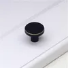 Moderne kastkastknoppen zwarte keukenlade dressoir trekt handgreep meubels garderobe deur ronde knop 2392 t2