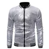 Hommes or argent paillettes brillant Blazers costume veste hommes mode boîte de nuit DJ scène performances fête de mariage veste manteau 220527