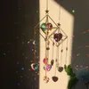 Novelty Items Sun catcher crystal chandelier illuminator rainbow hanging wind chimes home garden decoration Inventory Whole5617351