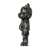 Jeux de cin￩ma HOT 400% Bearbrick Evade Glue Black. Figures d'ours blanc et rouge jouet pour collectionneurs de travail d'art d￩corations mod￨les enfants cadeau 28 cm