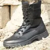 Neue Palladium pallabrouse Männer Hocharmee Militärstiefel Knöchel Männer Frauen Boots Leinwand Grüne schwarze rote Sneaker Mann Antislip -Schuhe C4198943