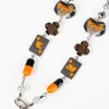 Hanger Kettingen 2023 Trendy Oranje Kaart Vijfpuntige Ster Lachend Lucky Hip Hop Punk Charm Ketting Voor Mannen Vrouwen meisje Sieraden Gord22