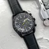 Omegawatch zegarki dla mężczyzn 2023 Nowe zegarki męskie wszystkie wykładowe kwarc Watch Wysokiej jakości najlepsza luksusowa marka chronograph gumowa gumowa męska moda OM01