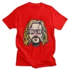 Camisetas para hombres Camiseta única The Dude Hombres Streetwear Camiseta de manga corta Big Lebowski Camisetas Camisetas de algodón Tops Ropa