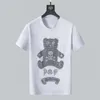 Phillip Plain Uomo t Designer Pp Skull Diamond Shirt Manica corta Dollaro Brown Bear Marca Tee o Teschi di alta qualità Tshirt Tees Top Formato asiatico S-3xl 7 2SI1