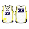 Basketball Maillots Hommes Femmes Jeunesse 2022 sports de plein air Porter BLANC 289