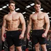 Men Gyms Fitness shorts soltos corcenting jogadores de fóruming verão calça calça curta rápida seca masculina marca de praia Sorto 220714