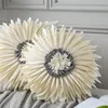 Nordic Licht Luxus Ins Wind Blume Kissen Abdeckung Sonne Blume Sonnenblume Chrysantheme Bett Kopf Kissen Abdeckung Sofa Kissen Abdeckung