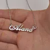 Hanger kettingen liefde hart mary naam ketting voor vrouwen roestvrij staal goud zilveren typeplaat