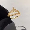 Klaster luksusowy pierścionek z diamentem dla kobiet 18 -karatowy złoto i srebrne platforma Planeta Planeta Planeta projektant mody Bejdia urocza palcem ACC1373304
