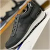 Designer Leather Patchwork Mens Sneakers Breathable Outdoor Walking Athletic Sport Shoes Thick Sole Top Quality Running Shoes kmjk98445