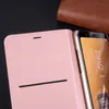 Flip Cover Plånbokskinnfodral med korthållare Telefonhylsa Väska Skal för Samsung Galaxy A6 2018 SM-A600F A6PLUS 2018 SM-A605F