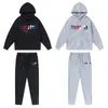 مجموعة Tracsuits للرجال TrapStar Set Fleece Sports Suit Taildile Terted Letter Womens Mens Tracksuit Hoodies and Pants مجموعات