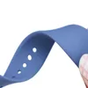 Smartwatch en silicone ordinaire pour Apple Watch Band 41mm 45 mm 40mm 44 mm 42 mm 38 mm Iwatch Band Strap Series Apple 7 6 5 4 3 2 1