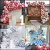 Decoración de fiestas Suministros para eventos Festivo Home Garden Globo Garland Arch Kit Boda Cumpleaños Confeti Globos de látex Género Revelar Baptis