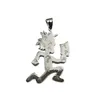 Ketens 1 stks ICP zilver groot geëtst hatchet man charme juggalojuggalette ketting hanger roestvrijstalen sieraden n ketting 4 mm 4357032