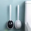 Silikon szczotki toaletowej dla akcesoriów WC Narzędzia do czyszczenia