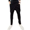 Nightclub Singer Hip Hop Harem Pants Stage Costume Men Punk Hiphop Baggy Pants Joggers Gothic Trousers Korean Style Streetwear 220816