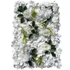 40x60cm Decoração artificial da parede de flores Peony Hydrangea Flowers Painel Row