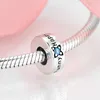 925 Silver Fit Pandora Charm 925 Bransoletka muzyka notatka wzór stopowy koraliki dystansowe