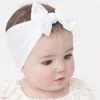 Hårtillbehör baby flicka 3st/mycket mjuka nylon pannband för barn elastiska turban flickor band födda headwrahair