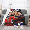 Decken Dukes Of Hazzard 1980er Retro-Decke, Tagesdecke, Bett, karierter Teppich, Strandtuch, Heimtextilien, Luxus