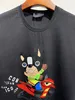 22SS Nowy Mężczyzna Stylista T Shirt Men S Odzież 3D Summer Tshirt Hip-Hop Kobiety S Kosztyczny Rękaw Luksusowy Designer Ubrania Lady Casual Tee V4