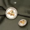 Accessori per cucire abbigliamento e strumenti cappotto cappotto bottone in metallo squisita decorazione324T